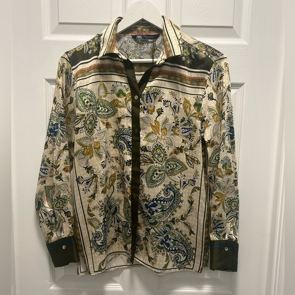 Zara Paisley Blouse - Picture 1 of 1